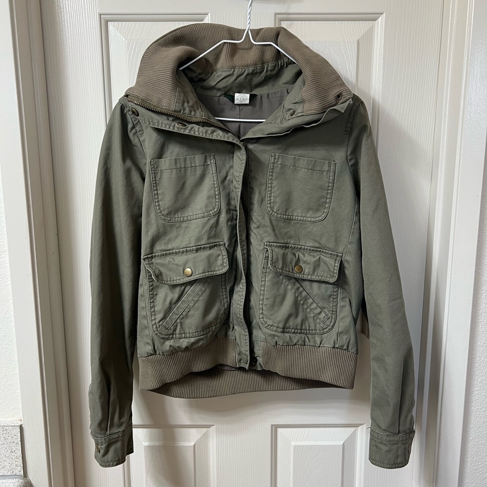 J. Crew Khaki and Olive Jacket